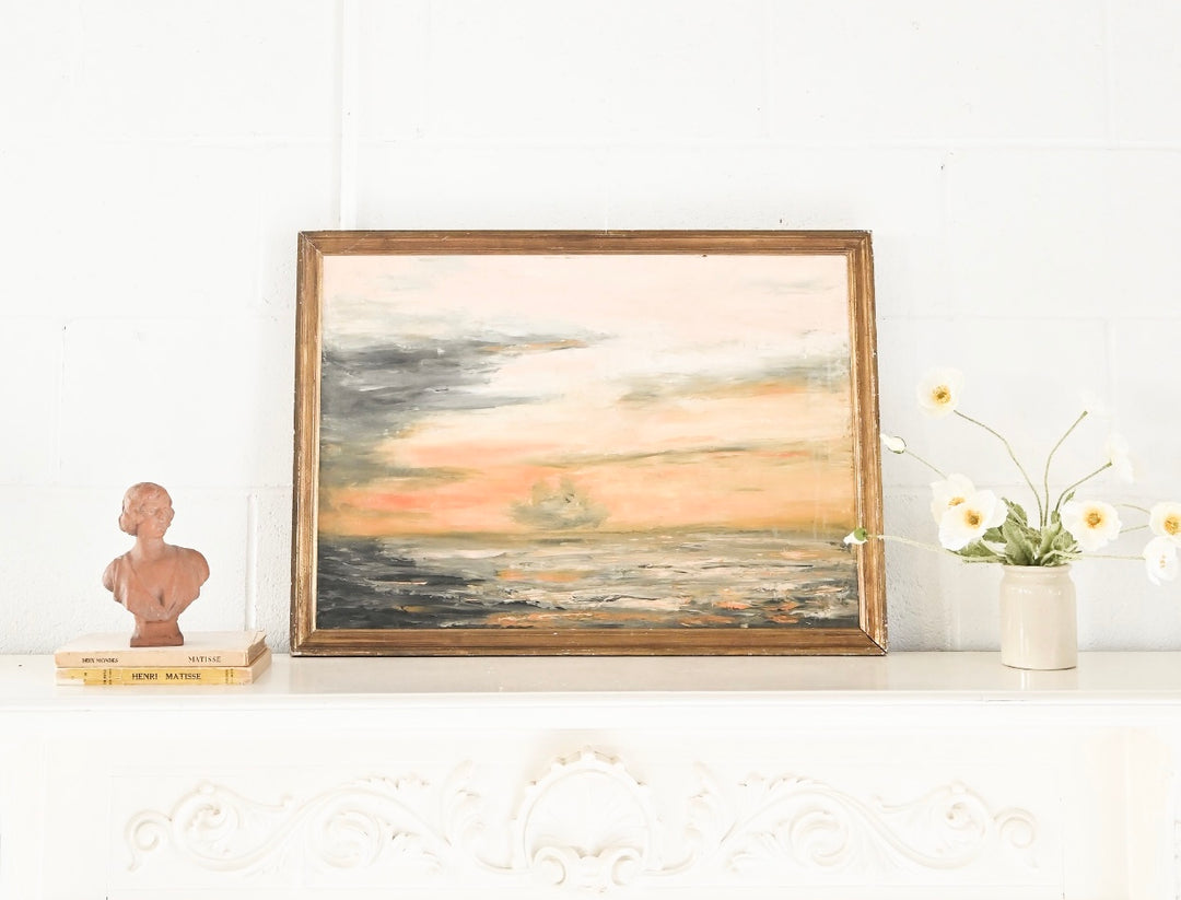 coucher de soleil orange