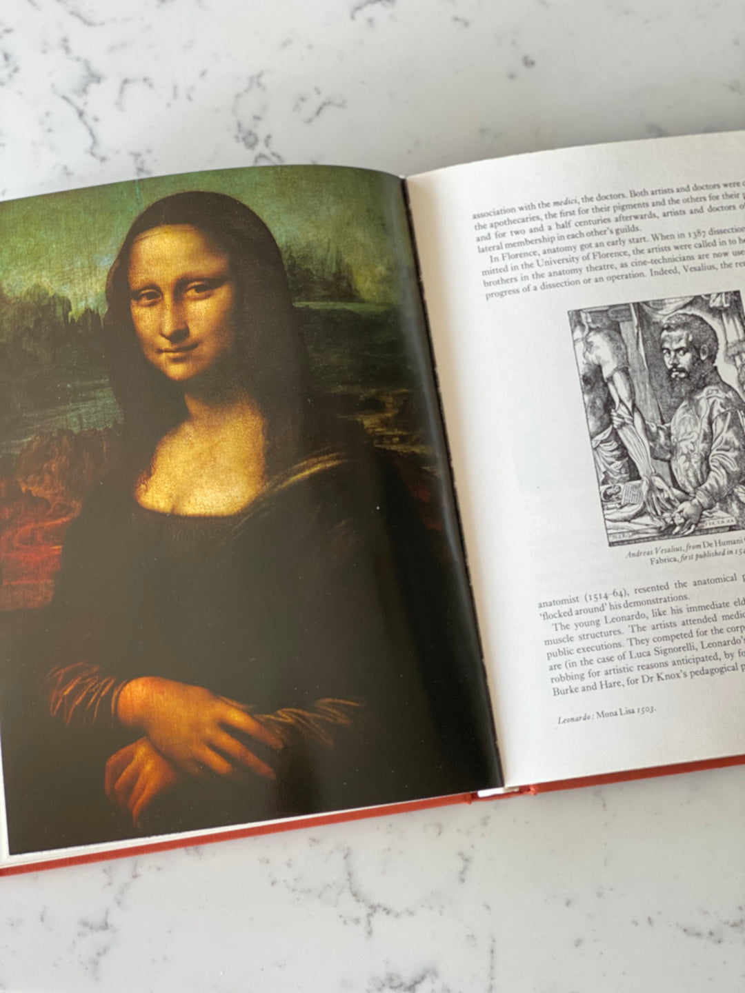 vintage art reference book, “Leonardo”