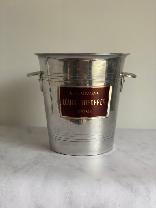 vintage French aluminum champagne buckets