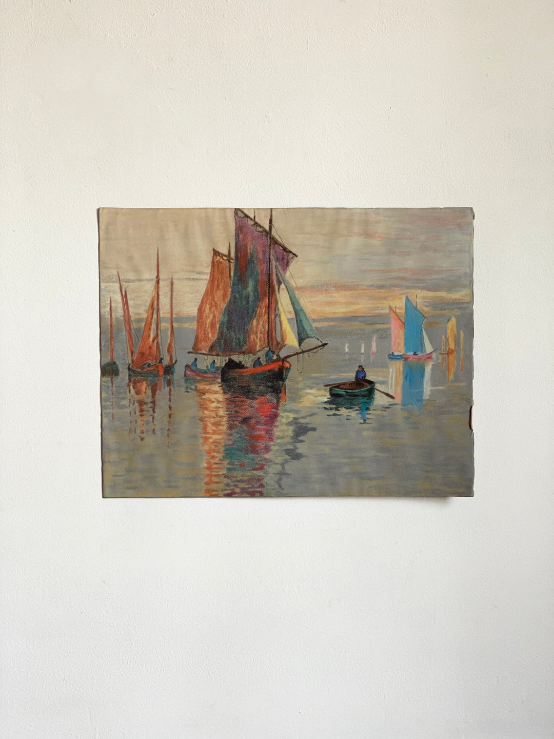 bateaux colorés