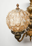 vintage bubble glass globe chandelier