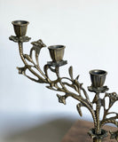 antique brass altar candelabra