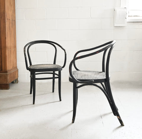 Vintage Thonet Le Corbusier chairs, set of 4