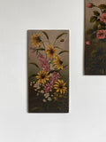 pair of floral paintings