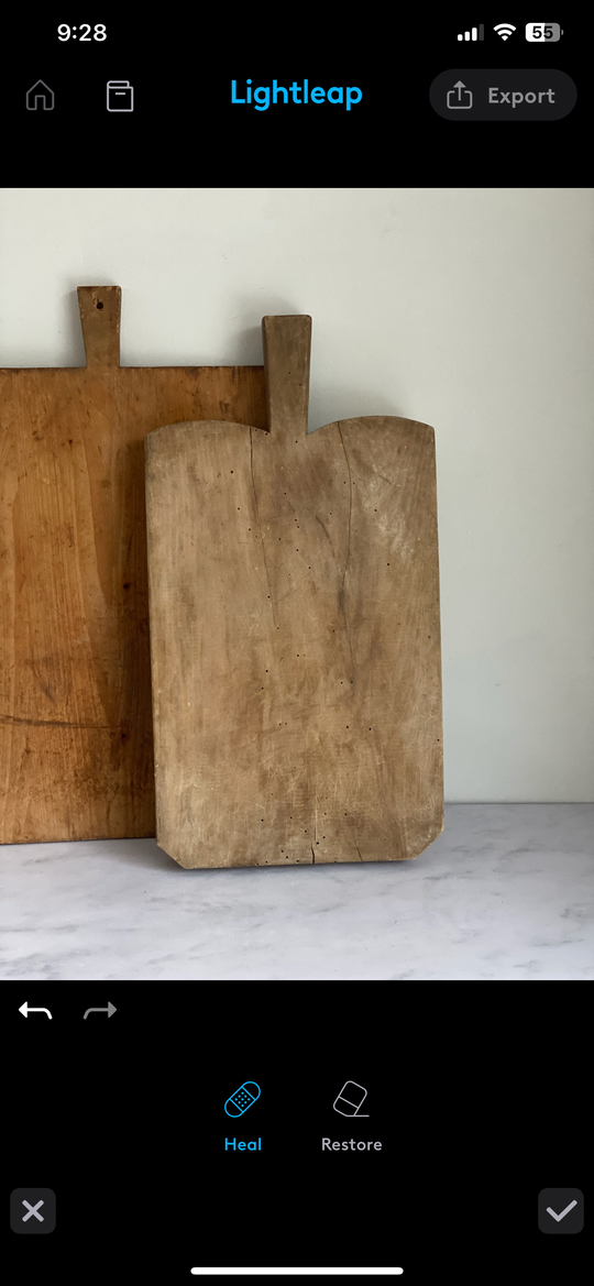 antique French bread board