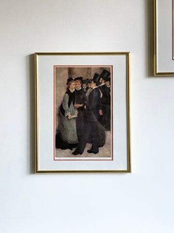 vintage framed Renoir print