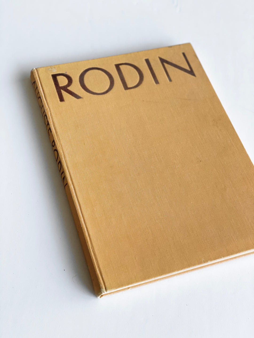 vintage art book, “Auguste Rodin”