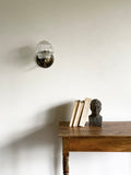 pair of vintage bubble glass sconce lights