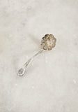 petite vintage French silver sugar spoon