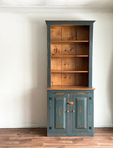 antique pine jam cupboard