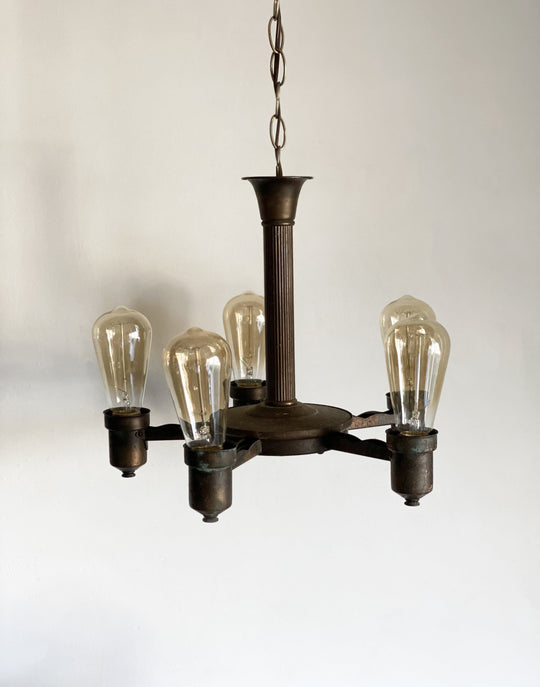 vintage hanging light fixture