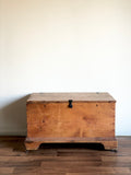 antique wood blanket box