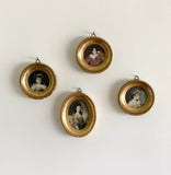 vintage set of florentine mini frames