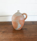 antique french olive oil stoneware vessel
