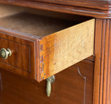 vintage ornate mahogany dresser
