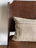 vintage pure wool woven pillow