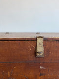 early handmade wood storage box