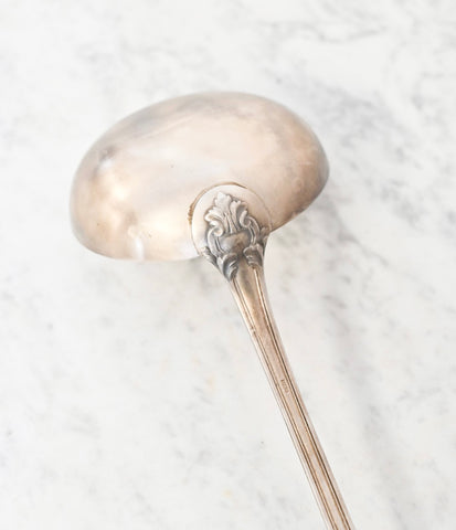 vintage 1930s french silver ladle
