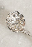 petite vintage French silver sugar spoon