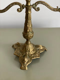 vintage french brass candelabra