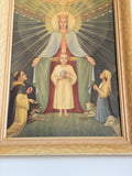 vintage religious icon lithograph