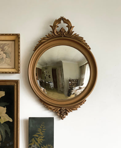 vintage convex mirror