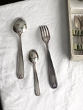 complete set of 37 vintage French silver plated cutlery