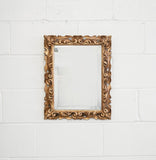 vintage french carved gilt mirror