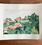 French artist watercolour collection, “les paysages”