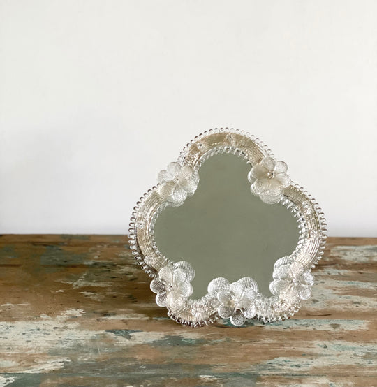 vintage Murano powder room mirror