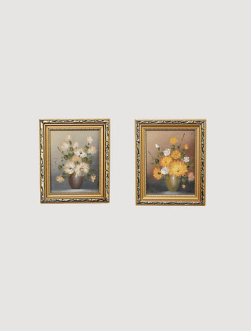 “petites fleurs” set of two