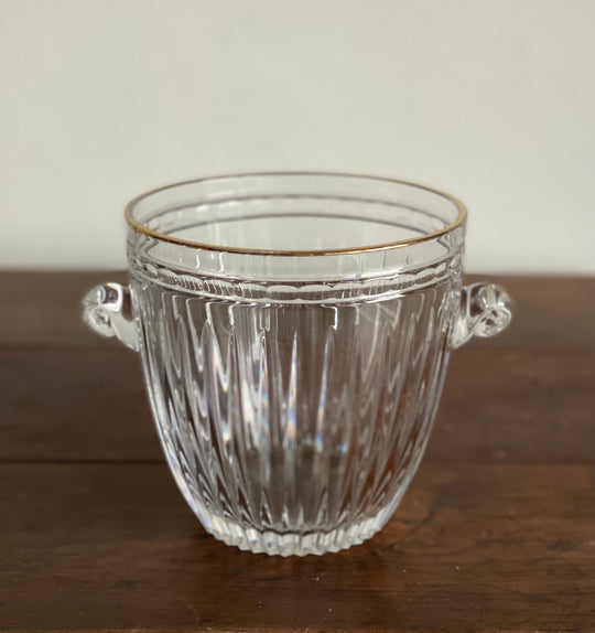 waterford crystal hanover gold ice bucket