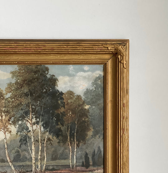 birches by the water