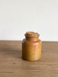 French orange brulée mustard pot