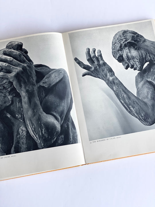 vintage art book, “Auguste Rodin”