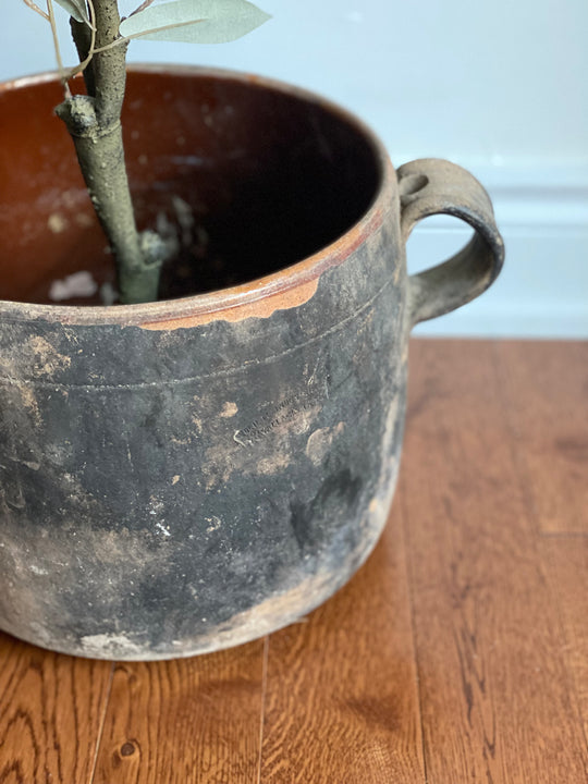 vintage french terracotta vessel