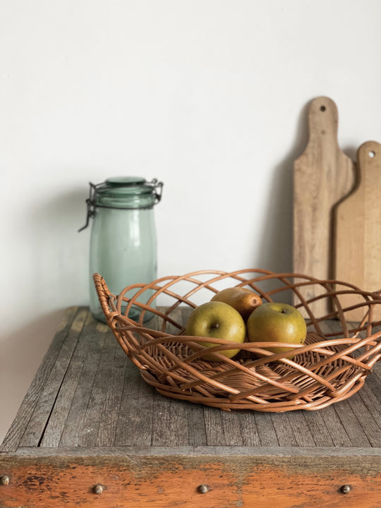 vintage woven basket