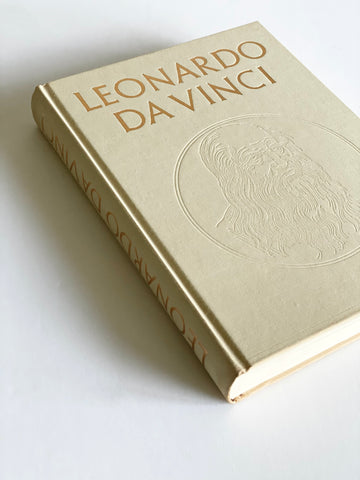 vintage art book, “Leonardo Da Vinci”