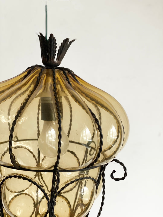 vintage Murano glass lamp