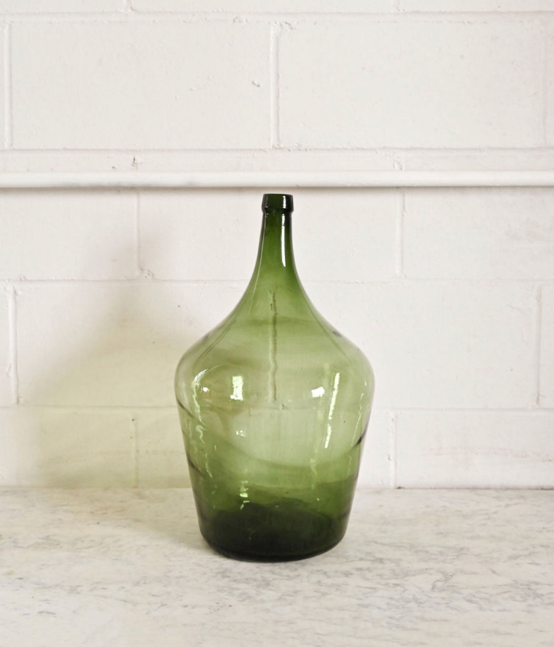 Antique French handblown demijohn i