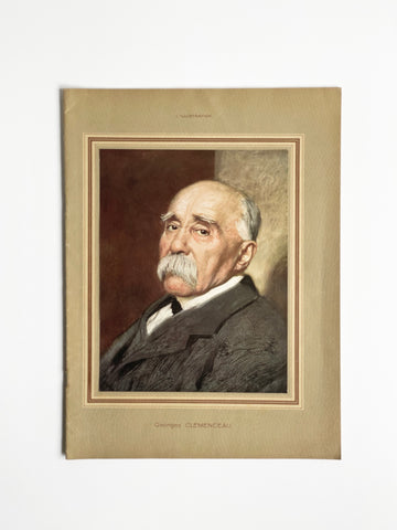 feature print - “Georges Clemenceau” portrait