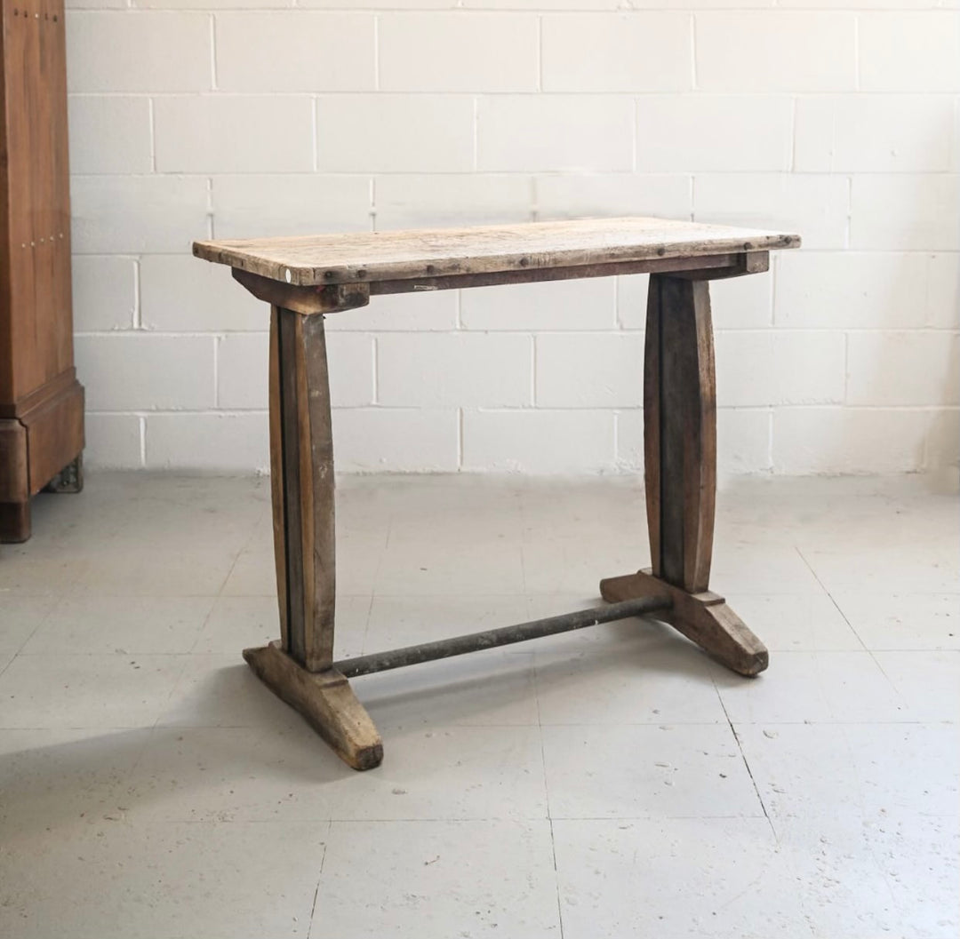 antique french trestle table