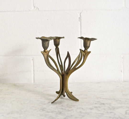 vintage french art nouveau candelabra