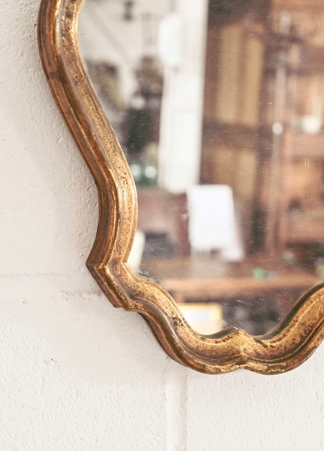 vintage french gilt mirror