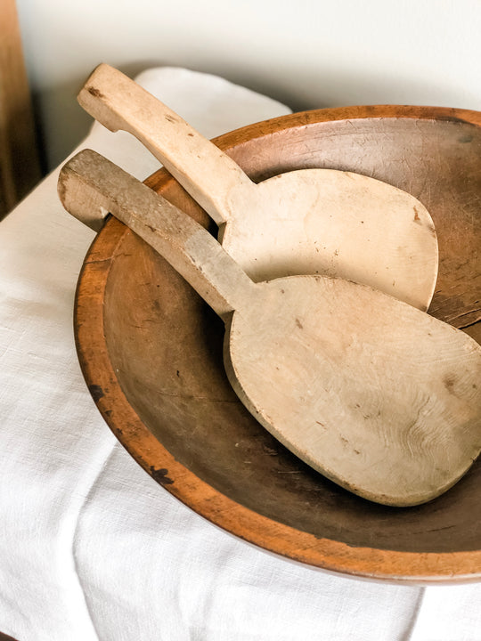 wood dough bowls