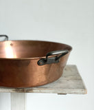 vintage French copper jam pot