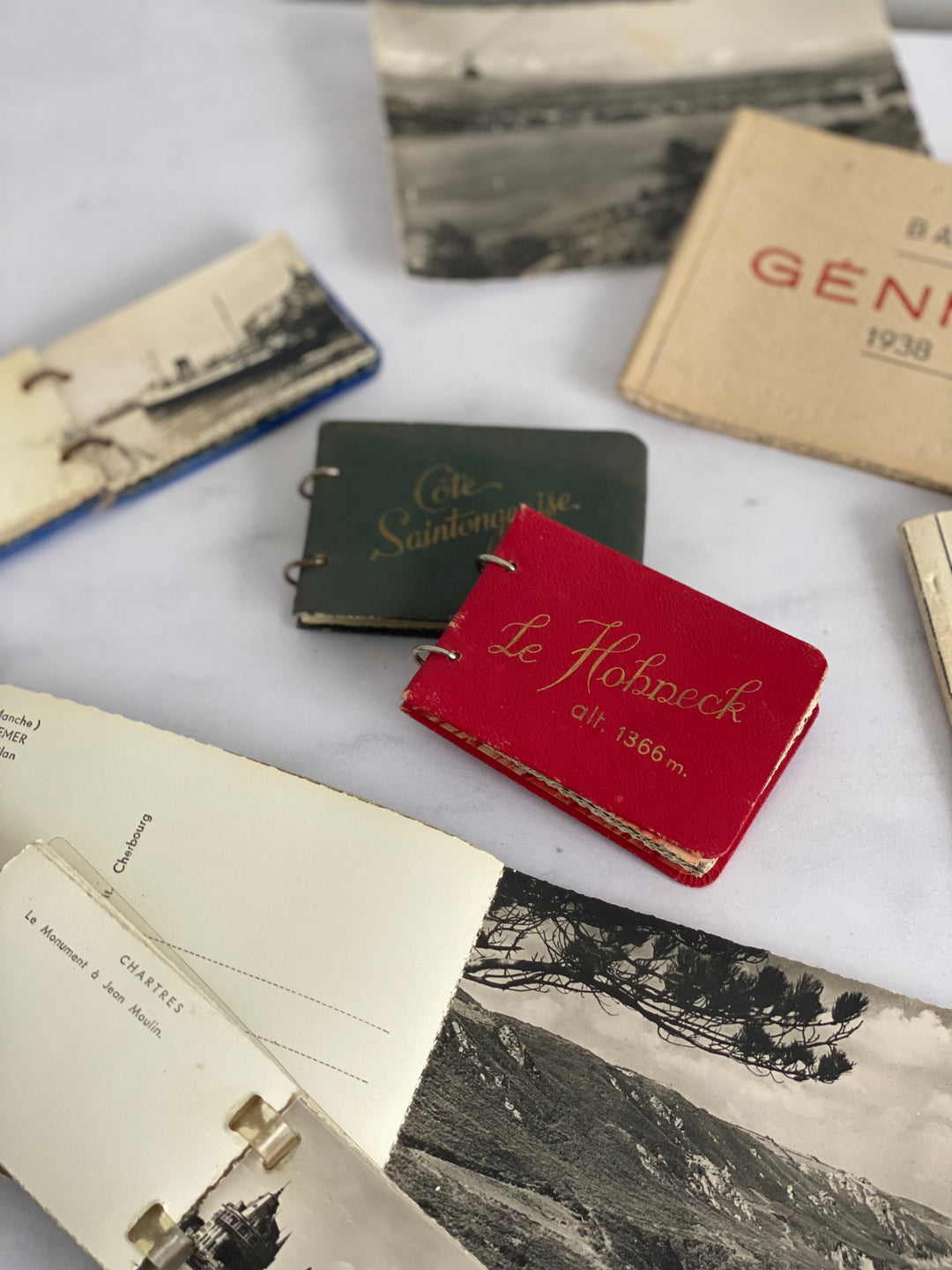 rare 1930s French mini souvenir postcard books