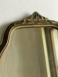 antique wood & plaster mirror