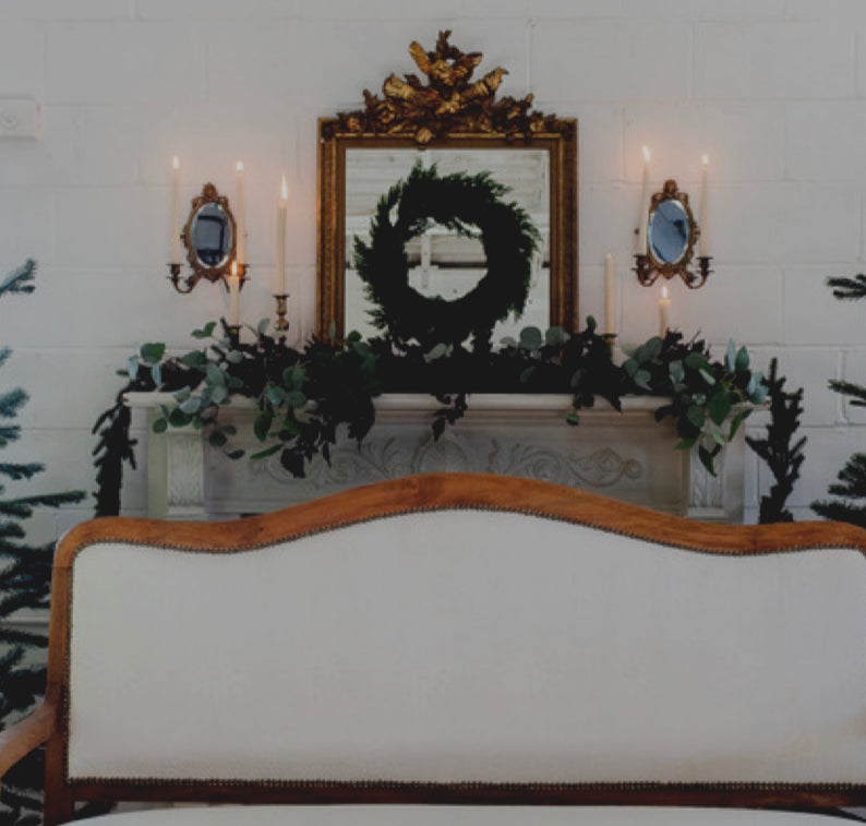 pair of 19th century french mirrored sconces