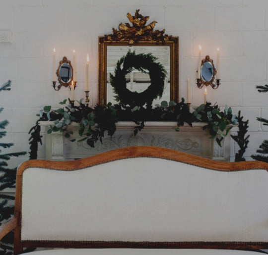 pair of 19th century french mirrored sconces